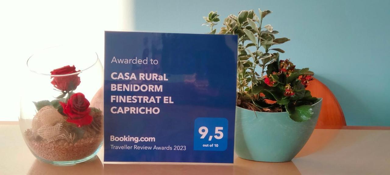 Casa Rural Benidorm Finestrat El Capricho المظهر الخارجي الصورة